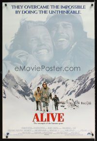 1g035 ALIVE int'l 1sh '93 Ethan Hawke, Vincent Spano, based on a true story!