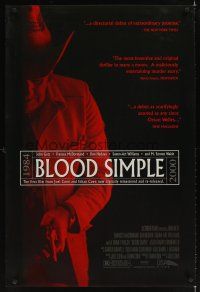 1g089 BLOOD SIMPLE 1sh R00 Joel & Ethan Coen, Frances McDormand, M. Emmet Walsh!