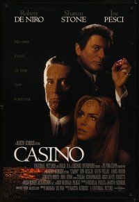 1g115 CASINO 1sh '95 Martin Scorsese, Robert De Niro & Sharon Stone, Pesci rolls snake-eyes!