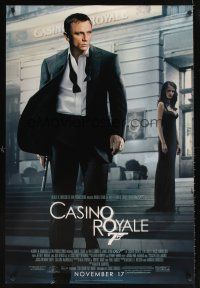 1g116 CASINO ROYALE advance DS 1sh '06 Daniel Craig as James Bond & sexy Eva Green!