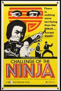 1g121 CHALLENGE OF THE NINJA 1sh '80 Yasuaki Kurata, Chia Hui Liu, martial arts action art!