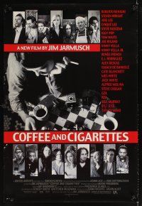 1g138 COFFEE & CIGARETTES DS 1sh '03 Jim Jarmusch, Bill Murray, White Stripes, Iggy Pop!