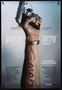 1g150 CRANK DS 1sh '06 Jason Statham, creepy image of arm with popped veins!
