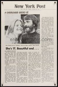 1g184 DEFIANCE OF GOOD New York Post style 1sh '74 Jean Jennings, a cheerleader grows up!