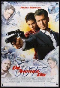 1g194 DIE ANOTHER DAY style D int'l DS 1sh '02 Pierce Brosnan as James Bond & Halle Berry as Jinx!