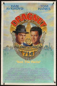 1g204 DRAGNET 1sh '87 Dan Aykroyd as detective Joe Friday with Tom Hanks!