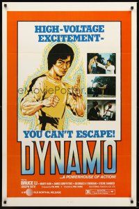 1g211 DYNAMO 1sh '80 Bruce Li is a powerhouse of action, high-voltage excitement you can't escape!