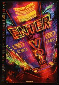 1g223 ENTER THE VOID 1sh '09 directed by Gaspar Noe, striking colorful image!