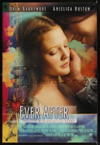 1g230 EVER AFTER style A int'l DS 1sh '98 pretty Drew Barrymore, Anjelica Huston, Cinderella!