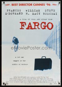 1g244 FARGO int'l 1sh '96 Coen Brothers, a lot can happen in the middle of nowhere!