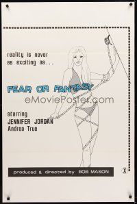 1g247 FEAR OR FANTASY 1sh '70 Jennifer Jordan & Andrea True, sexual fetishes!