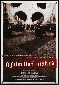 1g251 FILM UNFINISHED 1sh '10 Nazi propaganda machine's lies exposed!