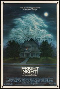 1g272 FRIGHT NIGHT 1sh '85 Roddy McDowall, there are good reasons to be afraid of the dark!