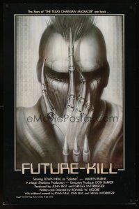 1g281 FUTURE-KILL 1sh '84 Edwin Neal, really cool science fiction artwork by H.R. Giger!