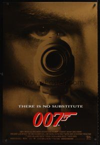 1g290 GOLDENEYE gold style 1sh '95 Pierce Brosnan as secret agent James Bond 007!