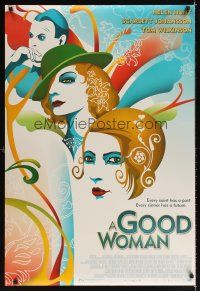 1g293 GOOD WOMAN DS 1sh '04 Scarlett Johansson, Tom Wilkinson, cool artwork!
