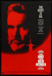 1g339 HUNT FOR RED OCTOBER int'l 1sh '90 Russian military submarine captain Sean Connery!