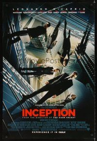 1g347 INCEPTION DS 1sh '10 Christopher Nolan, Leonardo DiCaprio, Gordon-Levitt!