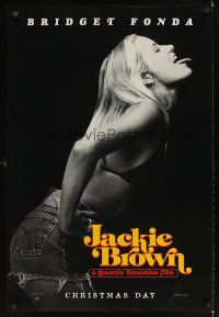 1g383 JACKIE BROWN teaser DS 1sh '97 Quentin Tarantino, sexy Bridget Fonda!