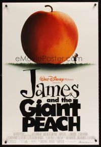 1g386 JAMES & THE GIANT PEACH DS 1sh '96 Walt Disney stop-motion fantasy cartoon!
