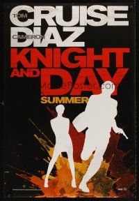1g400 KNIGHT & DAY style A teaser DS 1sh '10 cool silhouette art of Tom Cruise & Cameron Diaz!