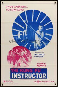 1g402 KUNG FU INSTRUCTOR 1sh '83 Jiao tou, Ti Ling & Wang Yu in kung fu martial arts action!