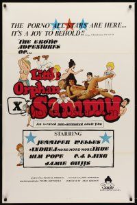 1g429 LITTLE ORPHAN SAMMY 1sh '77 An x-rated non-animated adult film!