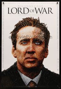1g440 LORD OF WAR DS 1sh '05 wild bullet mosaic of arms dealer Nicolas Cage!