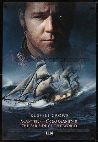 1g463 MASTER & COMMANDER style A advance DS 1sh '03 Russell Crowe, Peter Weir!