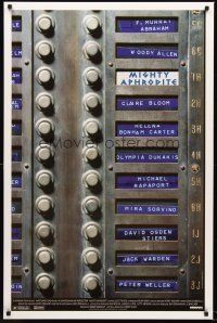 1g483 MIGHTY APHRODITE DS 1sh '95 Mira Sorvino, Woody Allen directed, cool call box design!