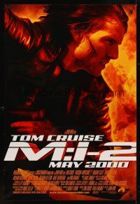 1g487 MISSION IMPOSSIBLE 2 advance DS 1sh '00 Tom Cruise in John Woo directed action!