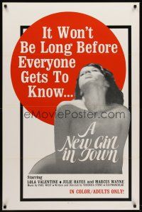 1g511 NEW GIRL IN TOWN 1sh '60s it won't be long before everyone knows Lola Valentine!