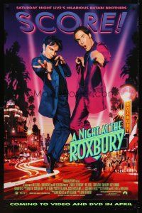 1g514 NIGHT AT THE ROXBURY video advance 1sh '98 Will Ferrell, Chris Kattan, Saturday Night Live!