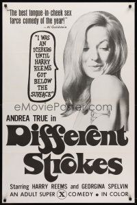 1g531 OVER SEXPOSURE 1sh '70s close-up of Andrea True, x-rated comedy!