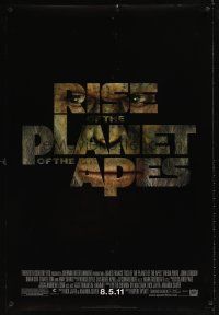 1g601 RISE OF THE PLANET OF THE APES style B advance DS 1sh '11 James Franco, Freida Pinto!
