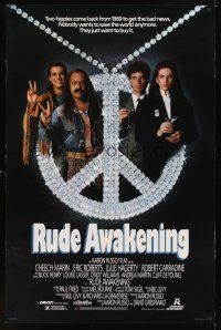 1g611 RUDE AWAKENING 1sh '89 Cheech Marin, Eric Roberts, Julie Hagerty, Robert Carradine