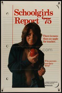 1g624 SCHOOLGIRLS REPORT '75 1sh '75 there's more than an apple for teacher!
