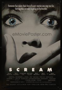 1g625 SCREAM 1sh '96 directed by Wes Craven, David Arquette, Neve Campbell!