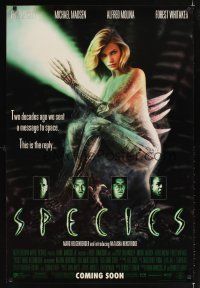 1g667 SPECIES advance DS 1sh '95 sexy alien Natasha Henstridge, Ben Kingsley, sci-fi!