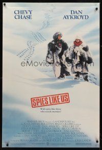 1g677 SPIES LIKE US 1sh '85 Chevy Chase, Dan Aykroyd, directed by John Landis!