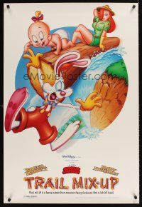 1g734 TRAIL MIX-UP DS 1sh '93 cartoon art Roger Rabbit, Baby Herman, Jessica Rabbit!