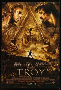 1g741 TROY advance DS 1sh '04 Brad Pitt as Achilles, Eric Bana, Orlando Bloom!