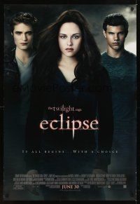 1g745 TWILIGHT SAGA: ECLIPSE advance DS 1sh '10 Kristen Stewart, Robert Pattinson, Lautner!