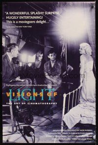 1g765 VISIONS OF LIGHT 1sh '92 classic cinematography, Clark Gable & sexy Jean Harlow on set!