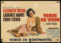 1h276 BUTTERFIELD 8 Belgian '60 callgirl Elizabeth Taylor is most desirable & easiest to find!