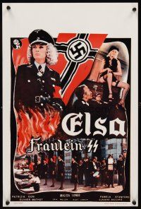 1h286 FRAULEIN KITTY Belgian '77 Malisa Longo, Olivier Mathot, WWII Nazi