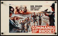 1h323 THEY WHO DARE Belgian '54 Dirk Bogarde, different art of, soldiers, directed by Milestone!