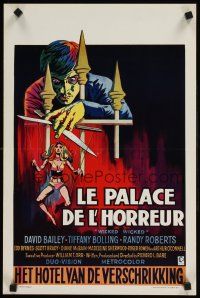 1h328 WICKED WICKED Belgian '73 wild different horror art of puppet master!