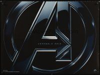 1h107 AVENGERS teaser DS British quad '12 Chris Hemsworth, Scarlett Johansson, assemble 2012!