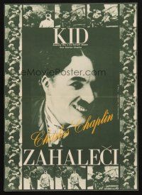 1h489 KID Czech 11x16 R74 great different Charlie Chaplin montage by Milan Grygar!